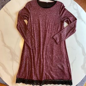 Maternity Sweater Dress- Pinkblush